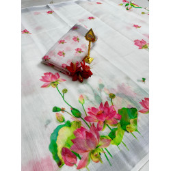 Chandhiri Cotton-Lotus White Cotton-013