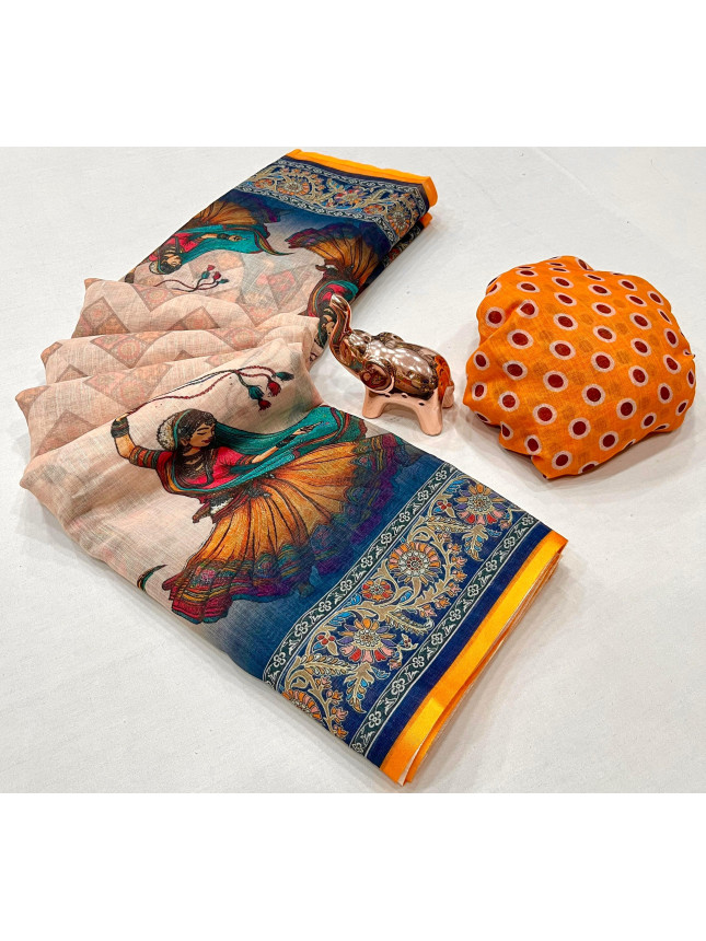 Chandhiri Cotton-Multi-Colored  Folk Dance & Festival-016