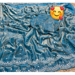 Designer -Turquoise Sequin-007