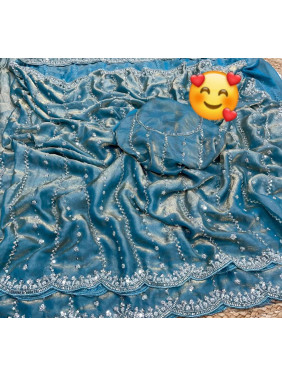 Designer -Turquoise Sequin-007