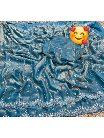 Designer -Turquoise Sequin-007