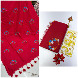 Cotton-khadhi-02-rich maroon red-011