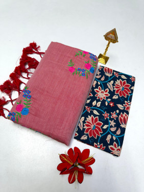 Cotton-khadhi-02- Rose pink-016