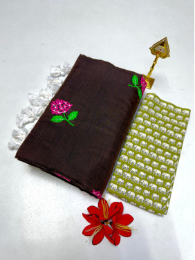 Cotton-khadhi-03-chocolate brown-010