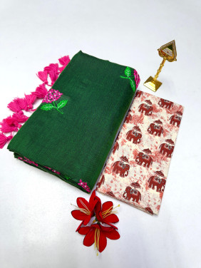Cotton-khadhi-03-Rich bottle green-017