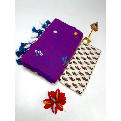 Cotton-khadhi-05-Rich purple-001