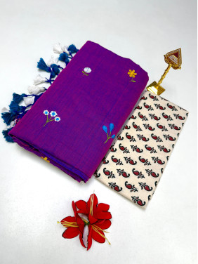 Cotton-khadhi-05-Rich purple-001