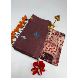 Cotton-khadhi-05-Rust brown-002