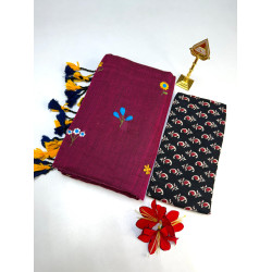 Cotton-khadhi-05-Deep wine-008
