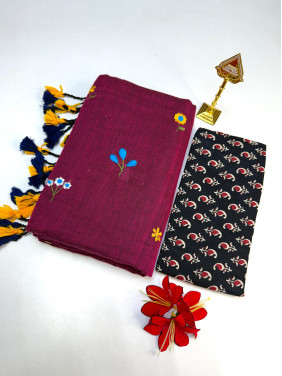 Cotton-khadhi-05-Deep wine-008