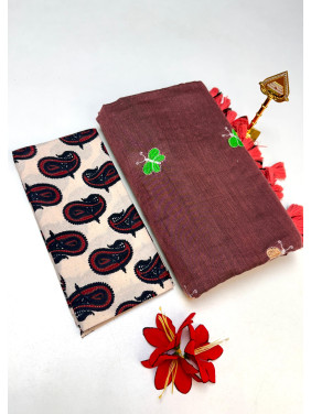 Cotton-khadhi-06-brownish-maroon-001