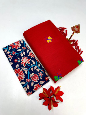 Cotton-khadhi-06-Rich red-007