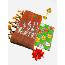Cotton-khadhi-07-Rust brown-003
