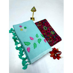Cotton-khadhi-09-Light turquoise-003