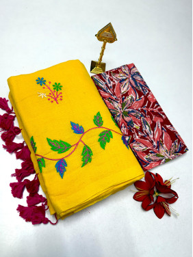 Cotton-khadhi-09-Yellow-005