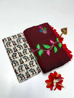 Cotton-khadhi-09-Maroon-010