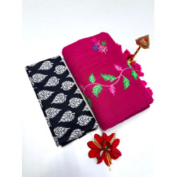 Cotton-khadhi-09-magenta pink-012