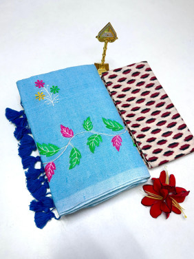 Cotton-khadhi-09-Sky blue-014