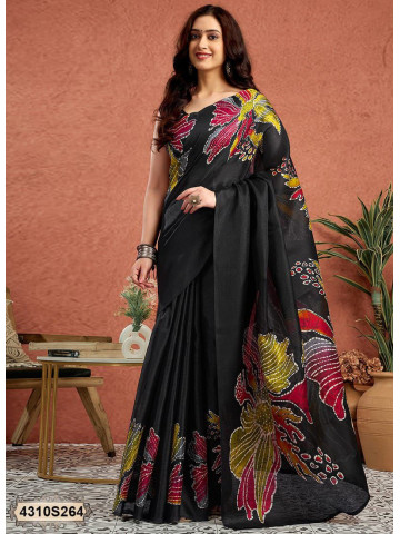 Mul Mul-Bold Floral Black-005