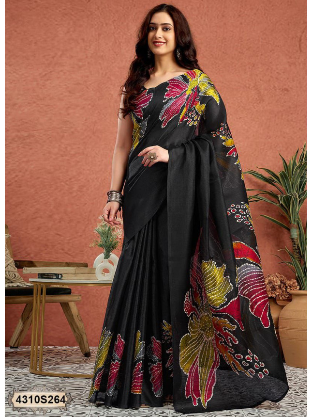 Mul Mul-Bold Floral Black-005