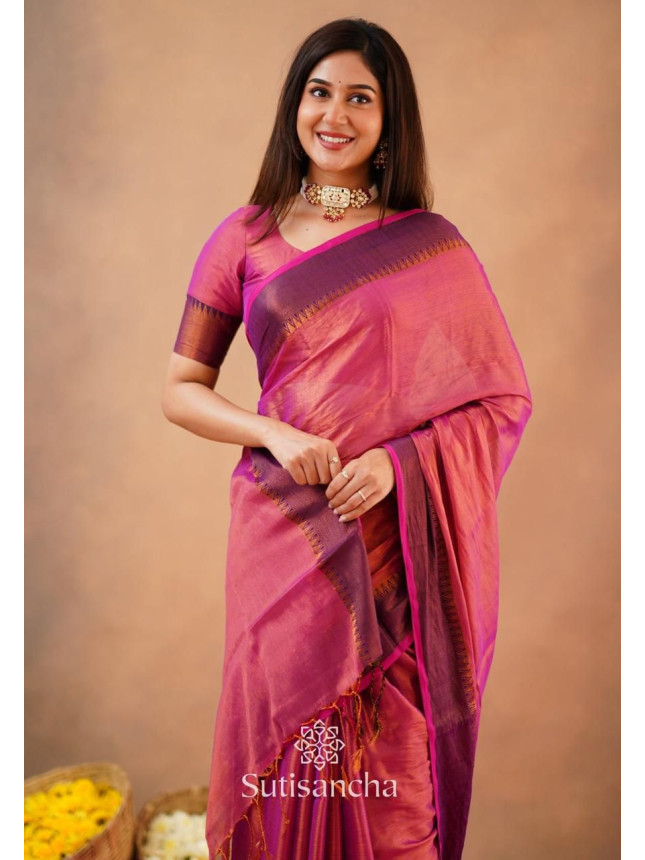 Tissue Cotton-Magenta Silk-001