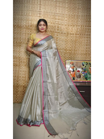 Tissue Cotton-Silver Grey-007