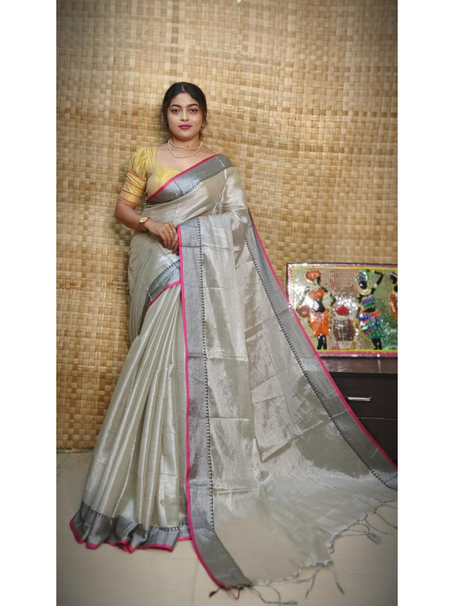 Tissue Cotton-Silver Grey-007